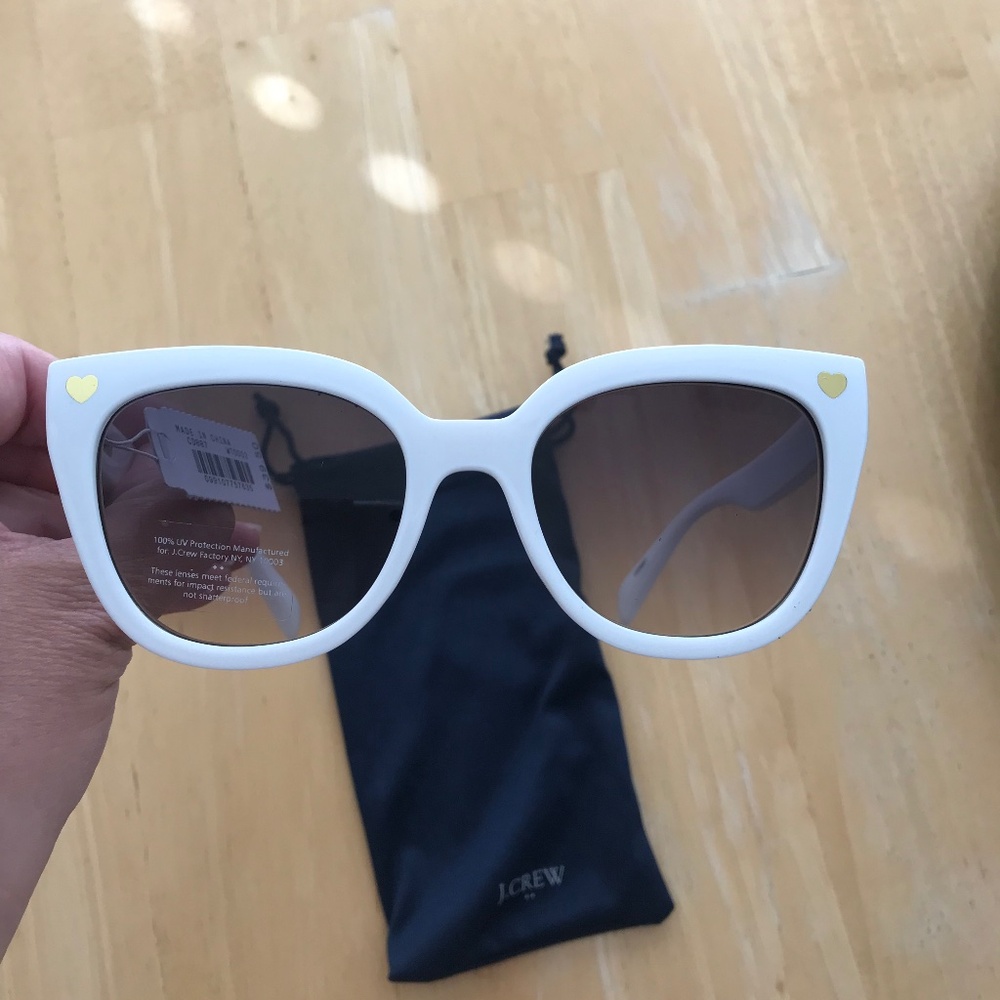 Cute white sunglassses